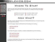 Tablet Screenshot of bovilexics.com